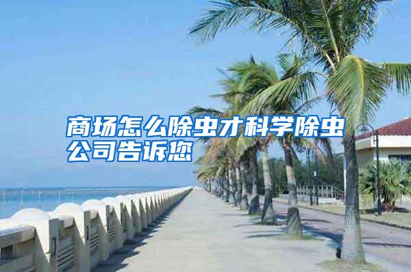 商場怎么除蟲才科學除蟲公司告訴您