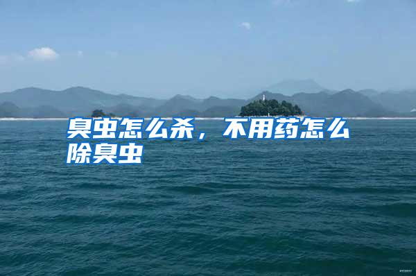 臭蟲怎么殺,不用藥怎么除臭蟲