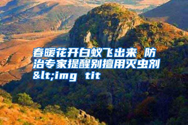 春暖花開(kāi)白蟻飛出來(lái) 防治專(zhuān)家提醒別擅用滅蟲(chóng)劑<img tit