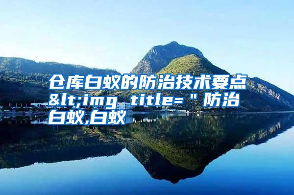 倉庫白蟻的防治技術(shù)要點(diǎn)<img title="防治白蟻,白蟻