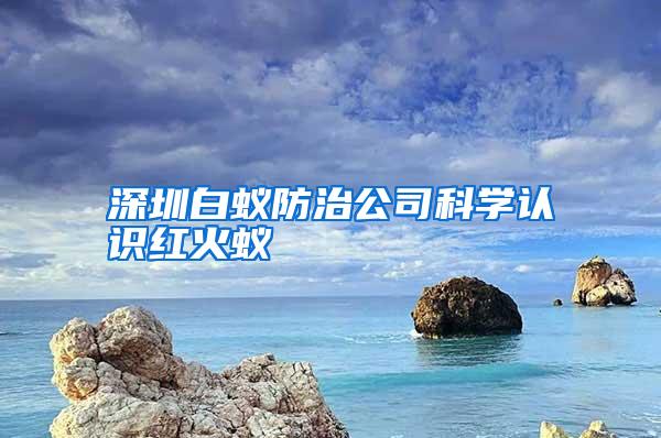 深圳白蟻防治公司科學(xué)認(rèn)識(shí)紅火蟻