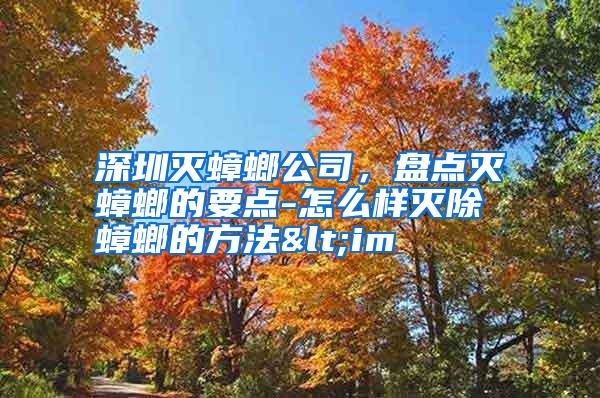 深圳滅蟑螂公司，盤點(diǎn)滅蟑螂的要點(diǎn)-怎么樣滅除蟑螂的方法<im