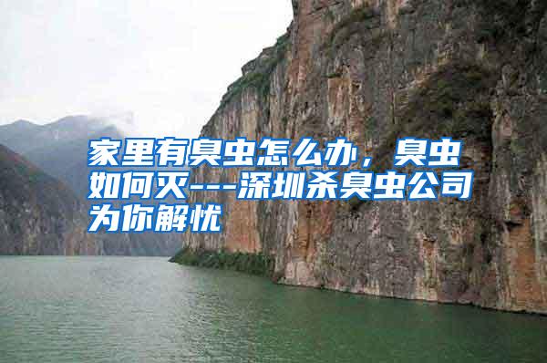 家里有臭蟲怎么辦,臭蟲如何滅---深圳殺臭蟲公司為你解憂